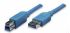 Astrotek USB 3.0 Printer Cable 1m - Type A Male to Type B Male Blue