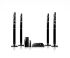 Samsung HT-D555W Home Theatre System - Black 5.1 Channel Surround Sound, 1000W RMS, Full 1080p, Video Up-Scale (DVD), Wi-Fi Ready, Wireless Speaker Ready, Crystal Sound, Power Bass