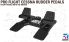 Saitek Cessna Pro Flight Rudder Pedals - Black Authentic Cessna Pedals, Independent Toe Brakes, Rudder Axis, Smart Technology (ST) Programming