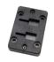 Arkon AP015-3M Adapter Plate - Dual T-Slot Horizontal with 3M Adhesive Snap On Plate - Black
