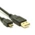 8WARE UC-2003AUB USB2.0 Cable Type-A To Micro-USB B M/M Black - 3M