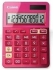 Canon LS123KMPK 12 Digit Desktop Calculator - Metallic Pink Large 12-Digit Display With Tax Function, Dual Power, Made From Recycled Canon Product Material