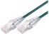 Comsol 1m 10GbE Ultra Thin Cat6A UTP Snagless Patch Cable LSZH (Low Smoke Zero Halogen) - Green