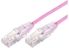 Comsol 1m 10GbE Ultra Thin Cat6A UTP Snagless Patch Cable LSZH (Low Smoke Zero Halogen) - Pink