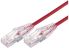 Comsol 0.5m 10GbE Ultra Thin Cat6A UTP Snagless Patch Cable LSZH (Low Smoke Zero Halogen) - Red