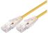 Comsol 1.5m 10GbE Ultra Thin Cat6A UTP Snagless Patch Cable LSZH (Low Smoke Zero Halogen) - Yellow
