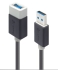 Alogic USB3.0 Type-A to Type-A Extension Cable - 50cm, Black USB3.0 Type-A(Male) to USB3.0 Type-A(Female)
