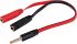 Dynalink 3.5mm TRRS Plug to 2 x 3.5mm Stereo Socket Cable - 0.15m length