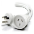 Alogic AUS 3-Pin (Male) to 3-Pin (Female) Mains Power Extension Cable - 10m, White