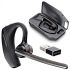 Plantronics Voyager 5200 UC Bluetooth Headset System Includes Voyager 5200 UC Headset, Charging Case and UC Dongle