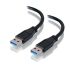 Alogic 0.5m USB 3.0 Type A Male to Type A Male Cable