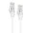 Alogic 1m White Ultra Slim Cat6 Network Cable UTP 28AWG - Series Alpha
