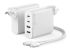 Alogic Rapid Power 4 Port 100W Compact Wall Charger - USB-C + USB-A - With USB-C Charging Cable