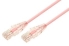 Comsol 5m 10GbE Ultra Thin Cat 6A UTP Snagless Patch Cable LSZH (Low Smoke Zero Halogen) - Salmon Pink