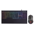 ThermalTake Challenger Elite RGB Combo Gaming Keyboard and Mouse - Black  Ergonomic, Right/Left Hand Friendly, 4 DPI Level, Full Size, Membrane Switch, Anti-Ghosting, Magnetic Palm Rest