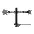 Brateck LDT33-T024 Dual Free Standing Monitors Affordable Steel Articulating Monitor Stand - Fit Most 17"-32" Monitors Up to 9kg per screen VESA 75x75/100x100