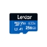 Lexar Media 256GB High-Performance 633x microSDHC/microSDXC UHS-I Cards BLUE Series  up to 100MB/s read, up to 45MB/s write