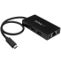 StarTech.com 3-Port USB-C Hub with Gigabit Ethernet - USB-C to 3x USB-A - USB 3.0 - Includes Power Adapter