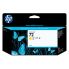 HP C9373A #72 Ink Cartridge - Yellow, 130mL - For HP DesignJet T610/T1100 Printers