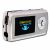 Laser 4GB MP3 GO Player - SilverLCD, MP3, WMA, WMV, FM Radio, Voice Recording