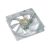 CoolerMaster R4-L8S-182B-GP Fan - 80x80x25mm, Bearing, 1800rpm, 17.16CFM, 21.75dBA - Clear [Blue LED]