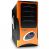 HuntKey H001 Hercules Midi-Tower Case - No PSU, Black/Orange2x USB, Audio, FireWire