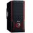 HuntKey H301 Midi-Tower Case - No PSU, Black/Red2x USB, Audio, FireWire