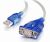 Astrotek USB to Serial RS232 DB9 Com Port Converter Cable 45cm Transparent Colour