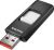 SanDisk 8GB Cruzer Flash Drive - Retractable Connector, USB2.0 - Black/Grey