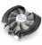 Zalman VF2000-LED Hybrid CPU/VGA Cooler - Intel S775, AMD AM2/AM2+, 92mm Blue LED Fan, 1400-2350rpm, 19-29dBA