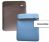 Laser Smart Notebook Sleeve - Reversible Blue/Brown, To Suit up to 15.4