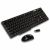 Laser 2.4GHz Wireless Keyboard & Mouse Combo for Netbook & Desktop - Black
