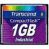 Transcend 1GB Industrial Compact Flash Card - 45X, Fixed Disk Mode