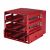 Lian_Li EX-332NR Red HDD Cage - To Suit 3x3.5