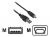 A-Power CBB-UAM02 Mini-USB to USB Cable - Male-Male - 2m