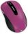 Microsoft Wireless Mouse 4000 - Pink, BlueTrack Technology, Up to a 10-Month Battery Life, 4 Way scrolling, 4 Customizable Buttons - USB2.0