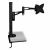 Brateck LCD Monitor Table Stand w.Arm & Desk Clamp - Black