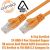 Comsol CAT 5E Network Patch Cable - RJ45-RJ45 - 1.0m, Orange