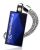 Silicon_Power 4GB Touch 810 Flash Drive - Retractable Connector, Waterproof/Vibrationproof/Dustproof, USB2.0 - Blue