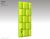 Switcheasy Cubes Silicone Case - To Suit iPod Nano 5G - Lime