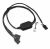 Teamforce Dual Head Audio Cable - Black/Black - Black/White (2-2)