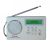 Shintaro Portable Digital Radio - Band III DAB+DAB w. PLL Tuning FM Radio, LCD Screen, Built-in Quality Mono Speaker Stereo Headphone - White