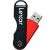 Lexar_Media 4GB TwistTurn Flash Drive - USB2.0 - Red