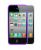 Mercury_AV Bumper Case - To Suit iPhone 4 - 2 Pack - Purple/Clear