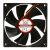 Scythe Kama Flow 2 Fan - 92x92x25mm, Extra Fluid Dynamic Bearing, 40.32CFM, 29.5dBA - Black Fan/Red Sticker