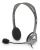 Logitech H110 Stereo Headset - Left or Right Microphone, Flexible/Rotating Boom