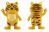 Bone_Collection 4GB Tiger Flash Drive - Dust Proof, Washable Silicone Coat, Coat Changeable, USB2.0 - Yellow