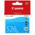 Canon CLI526C Ink Cartridge - Cyan - For Canon MG5150/MG5250/MX885/MG6150/MG8150 Printers