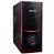 HuntKey A422 Midi-Tower Case - 400W, Black/Red2xUSB2.0, 1xHD-Audio, ATX