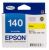 Epson T140492 #140 Ink Cartridge - Yellow - For Epson Workforce 60/625/630/633/7010 Printer